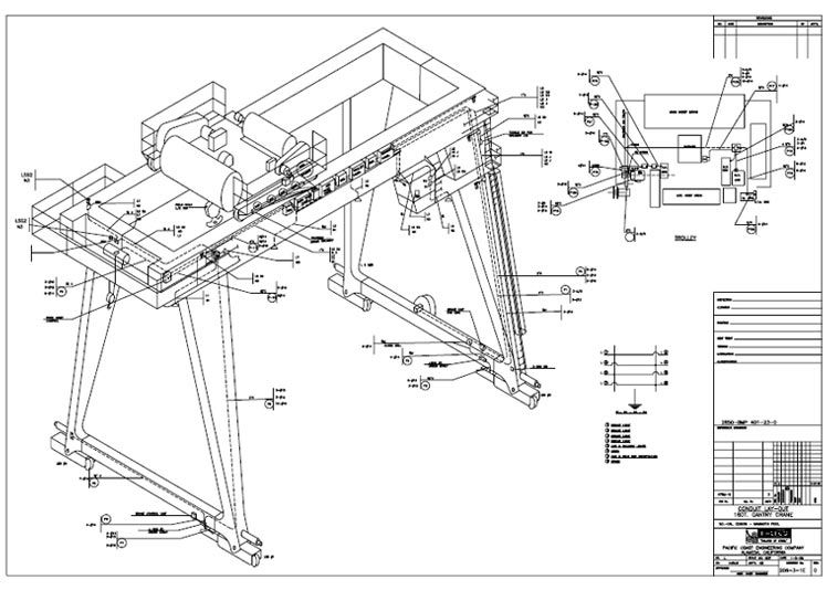 Fabrication drawing NZ CAD Works